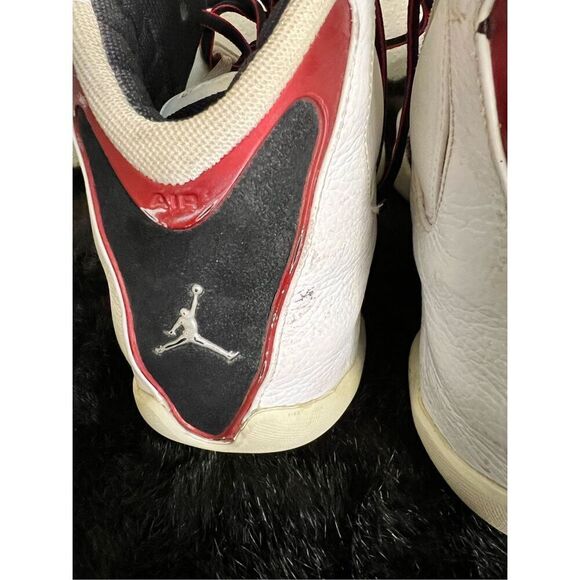 Size 12 - Nike Air Jordan 21 OG White Varsity Red Leather Suede (313038-161 main image 6